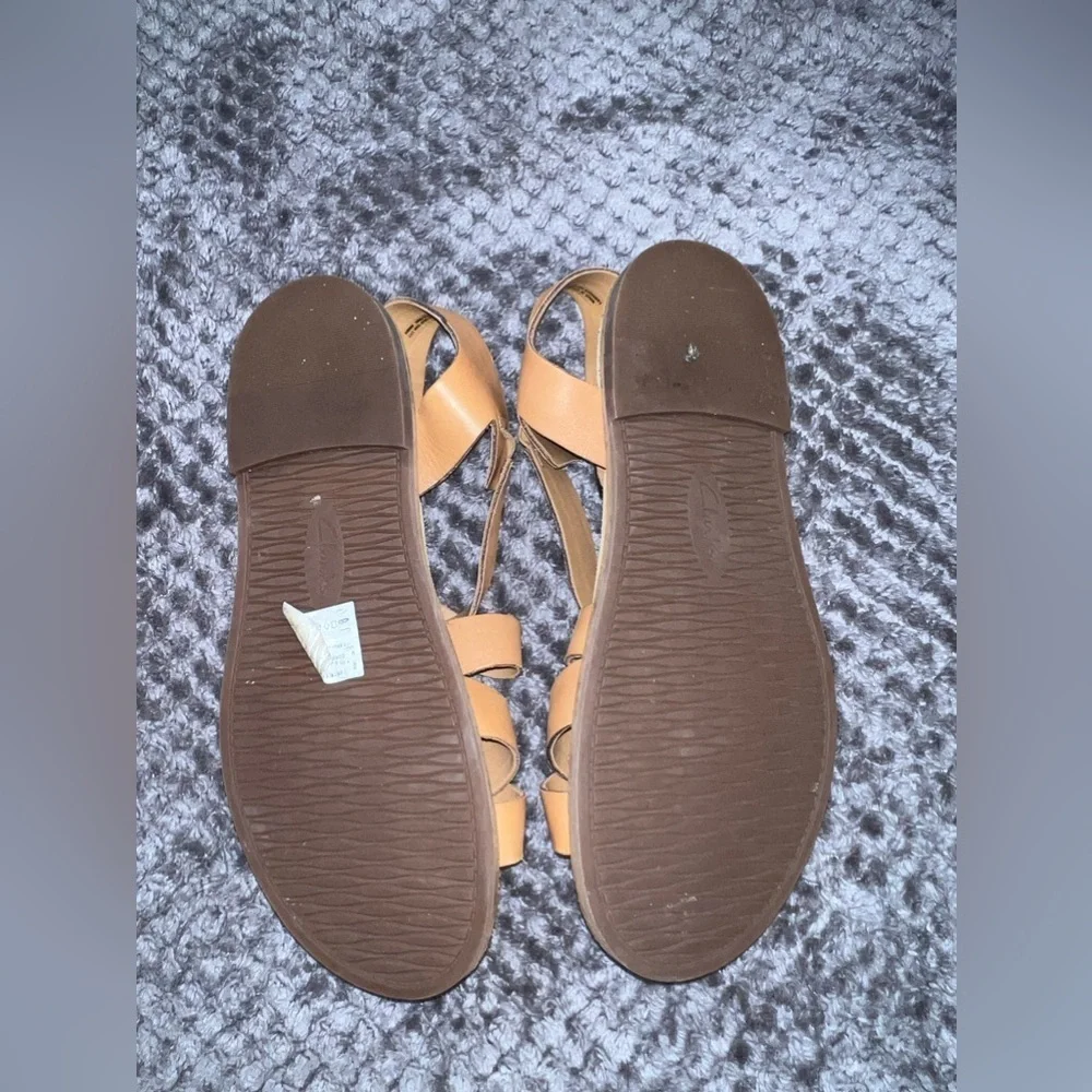 CLARKS Artisan Sandals Flats Fisherman Open Toe Straps Leather Shoes Sz 9 - Picture 11 of 14